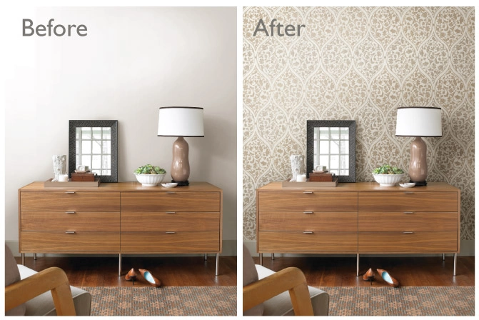Historic home wallpaper service
